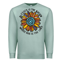 Seafoam blessed is the nation whose god is the lord Premium Sweatshirt - CowhideDigitalArt