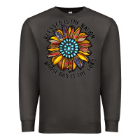 Smoke blessed is the nation whose god is the lord Premium Sweatshirt - CowhideDigitalArt