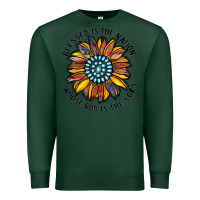 Sports Green blessed is the nation whose god is the lord Premium Sweatshirt - CowhideDigitalArt