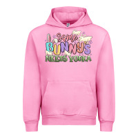 Fuchsia Pink some bunnys needs vodka Urban Hoodie - MaliasSmallBusiness