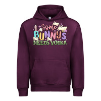 Mauve Wine some bunnys needs vodka Urban Hoodie - MaliasSmallBusiness