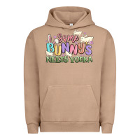 Pigment Burro some bunnys needs vodka Urban Hoodie - MaliasSmallBusiness