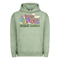 Pigment Oil Green some bunnys needs vodka Urban Hoodie - MaliasSmallBusiness