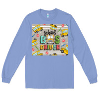 Colony Blue school bus driver Long Sleeve Tee - MaliasSmallBusiness