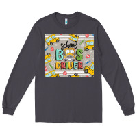 Smoke school bus driver Long Sleeve Tee - MaliasSmallBusiness