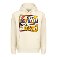 Sandshell its a softball kinda day Premium Hoodie - AdoDesignShop