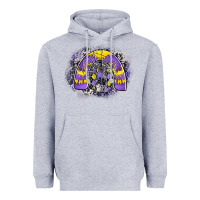 Heather Grey halloween rainbow Heavyweight Hoodie - CowhideDigitalArt