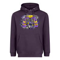 Plum halloween rainbow Heavyweight Hoodie - CowhideDigitalArt