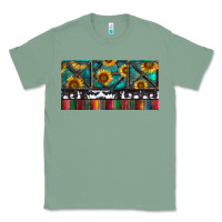 Rusty Sunflowers With Cowhide And Turquoise Classic Tee | Teevron