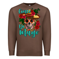 Chestnut cinco de mayo skull Premium Sweatshirt - HRA Design Shop