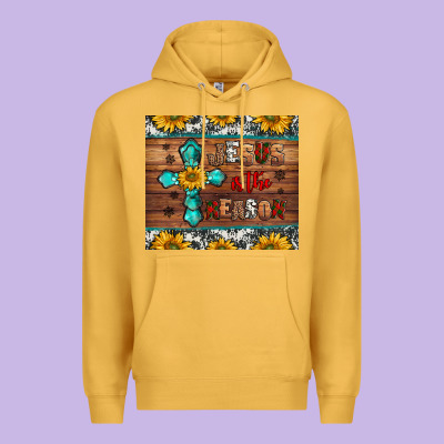Jesus Is The Reason Christmas Premium Hoodie Designed By Jasminsmagicworld
