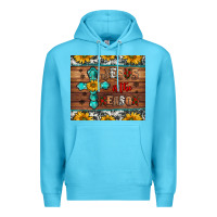 Ocean Blue jesus is the reason christmas Premium Hoodie - Jasminsmagicworld