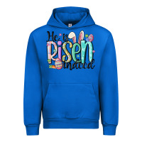 Cobalt he is risen indeed Urban Hoodie - MaliasSmallBusiness