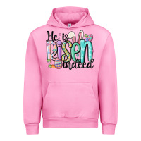 Fuchsia Pink he is risen indeed Urban Hoodie - MaliasSmallBusiness