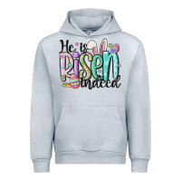 Heather Grey he is risen indeed Urban Hoodie - MaliasSmallBusiness