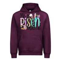 Mauve Wine he is risen indeed Urban Hoodie - MaliasSmallBusiness