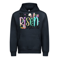 Navy he is risen indeed Urban Hoodie - MaliasSmallBusiness