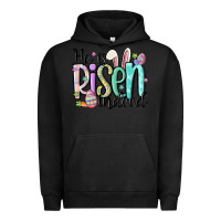 Pigment Black he is risen indeed Urban Hoodie - MaliasSmallBusiness
