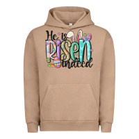 Pigment Burro he is risen indeed Urban Hoodie - MaliasSmallBusiness