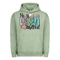 Pigment Oil Green he is risen indeed Urban Hoodie - MaliasSmallBusiness