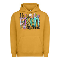 Pigment Peanut Butter he is risen indeed Urban Hoodie - MaliasSmallBusiness
