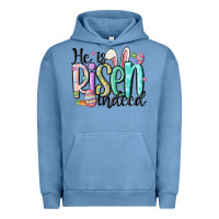 Pigment Pebble Blue he is risen indeed Urban Hoodie - MaliasSmallBusiness