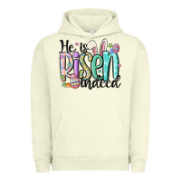 Pigment Pistachio he is risen indeed Urban Hoodie - MaliasSmallBusiness