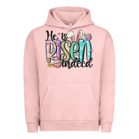 Pigment Salmon he is risen indeed Urban Hoodie - MaliasSmallBusiness
