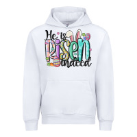 White he is risen indeed Urban Hoodie - MaliasSmallBusiness