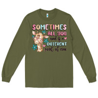 Army Green sometimes all you need is a different point of  vi Long Sleeve Tee - MaliasSmallBusiness