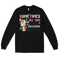 Black sometimes all you need is a different point of  vi Long Sleeve Tee - MaliasSmallBusiness