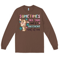 Chestnut sometimes all you need is a different point of  vi Long Sleeve Tee - MaliasSmallBusiness
