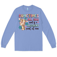 Colony Blue sometimes all you need is a different point of  vi Long Sleeve Tee - MaliasSmallBusiness