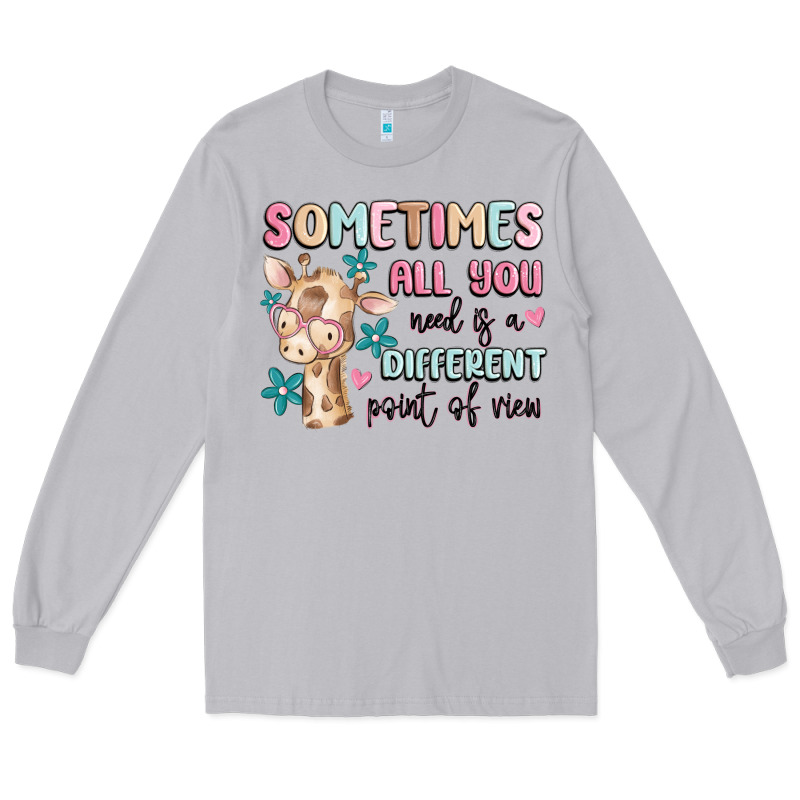 Sometimes All You Need Is A Different Point Of  Vi Long Sleeve Tee by MaliasSmallBusiness | Teevron