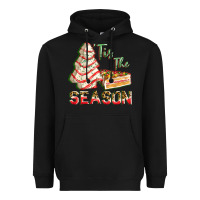 Black tis the season Heavyweight Hoodie - FaDigitalArtStudio