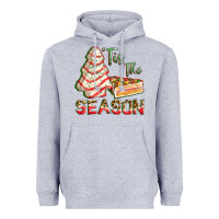 Heather Grey tis the season Heavyweight Hoodie - FaDigitalArtStudio