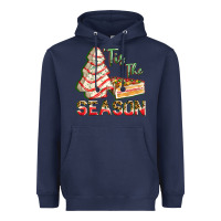 Navy tis the season Heavyweight Hoodie - FaDigitalArtStudio