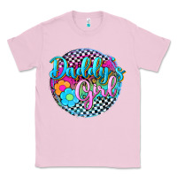 Bubblegum Pink daddy's girl Classic Tee - Zillion Design Studio