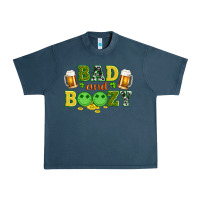 Midnight Navy bad and boozy wıth beer and coins Urban Heavy Tee - Artiststas