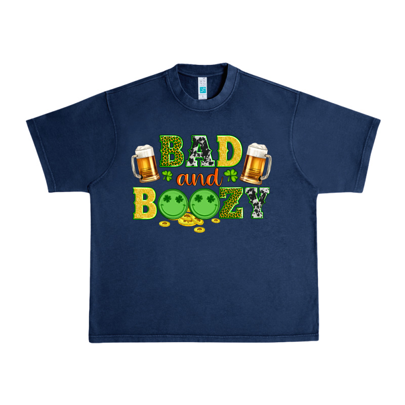 Bad And Boozy Wıth Beer And Coins Urban Heavy Tee by Artiststas | Teevron