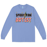 Colony Blue spray tan artist Long Sleeve Tee - MaliasSmallBusiness