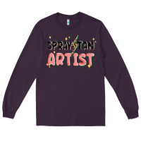 Plum spray tan artist Long Sleeve Tee - MaliasSmallBusiness
