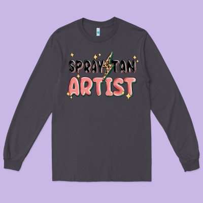 Long Sleeve Tee spray tan artist