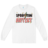 White spray tan artist Long Sleeve Tee - MaliasSmallBusiness