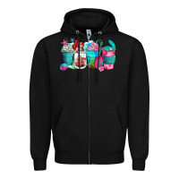 Mermaid Coffee Cups Zipper Hoodie | Teevron