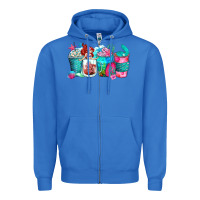 True Royal mermaid coffee cups Zipper Hoodie - Zillion Design Studio