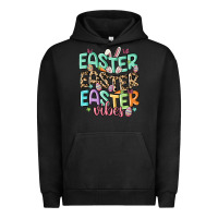 Pigment Black easter vibes Urban Hoodie - MaliasSmallBusiness