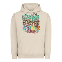 Pigment French Oak easter vibes Urban Hoodie - MaliasSmallBusiness