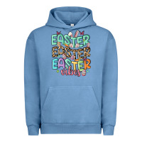 Pigment Pebble Blue easter vibes Urban Hoodie - MaliasSmallBusiness