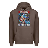 Coffee Reel Cool Dad Bass Premium Hoodie - LillyAllenDesigns